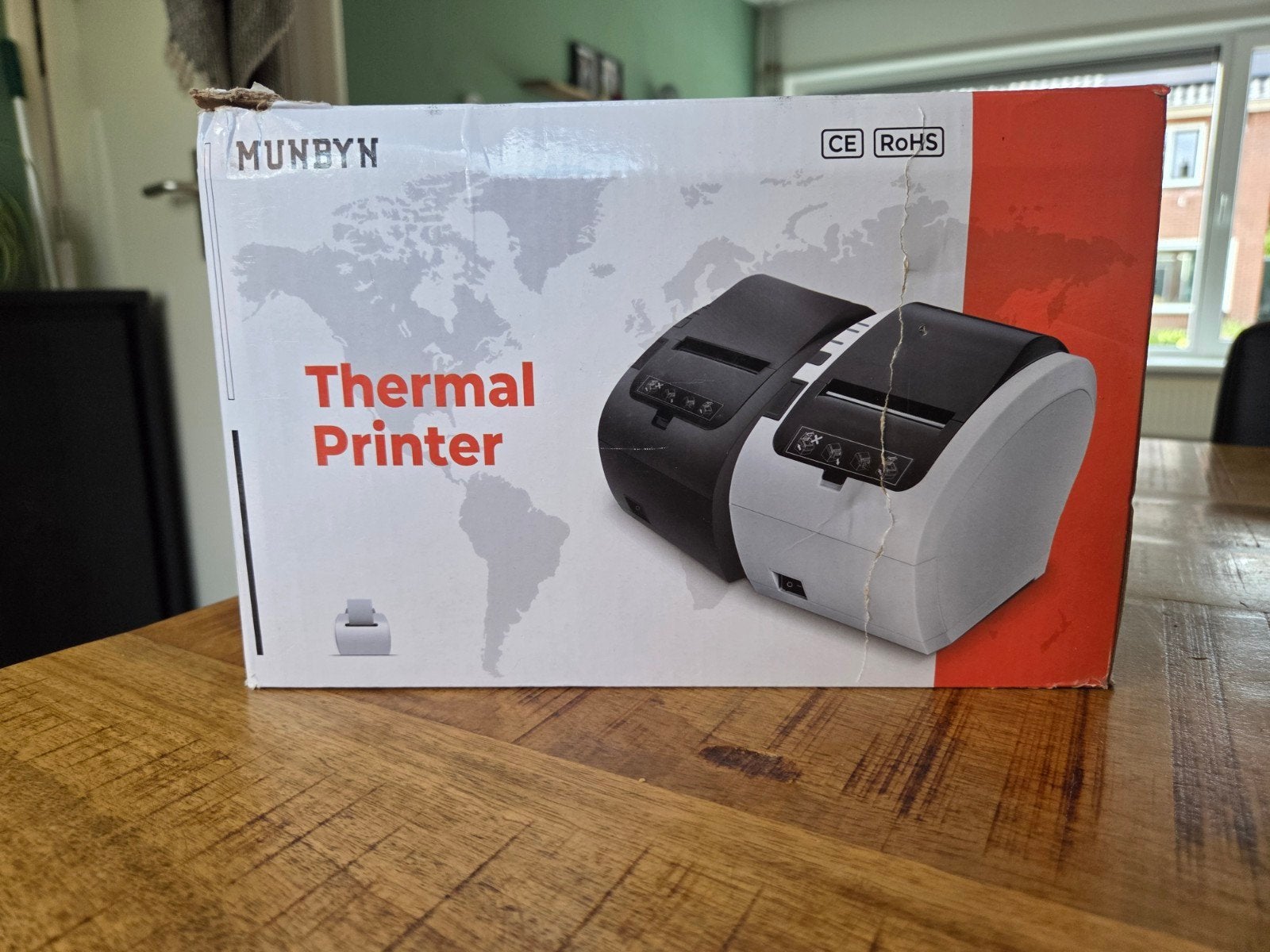 Thermische Bonprinter. Nieuw in doos!, Ophalen of Verzenden, Nieuw, Printer, MUNBYN