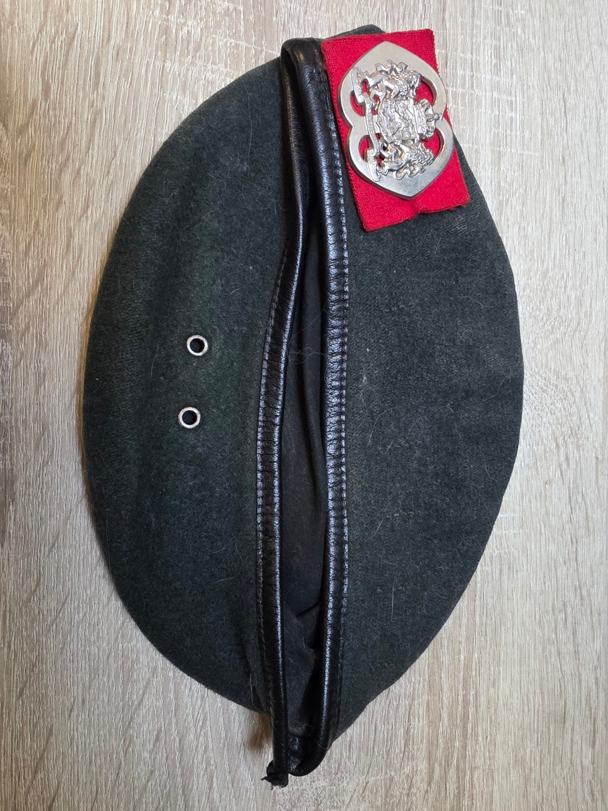 Originele Nederlandse Landmacht Baret Maat 60, Verzamelen, Ophalen of Verzenden, Landmacht, Nederland, Helm of Baret