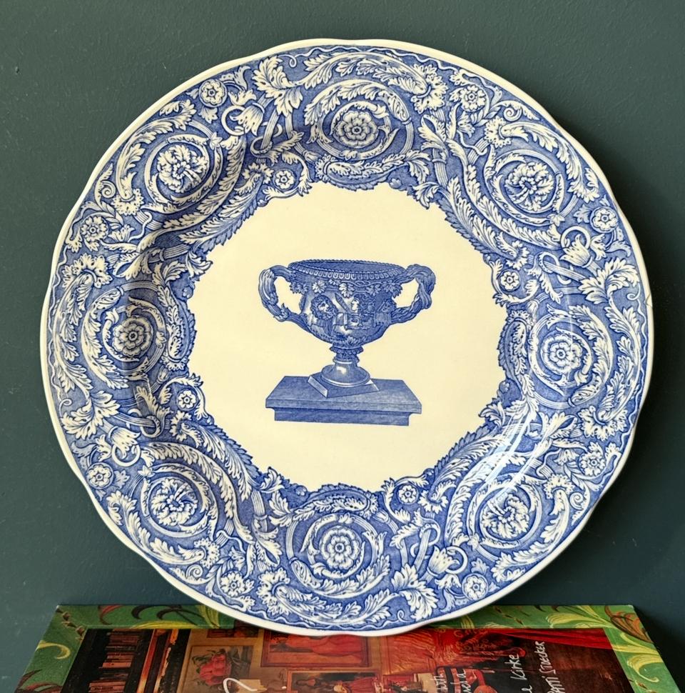 Spode Blue Room Collection Warwick Vase (wand)bord, Ophalen of Verzenden, Porselein, Overige stijlen, Bord(en)