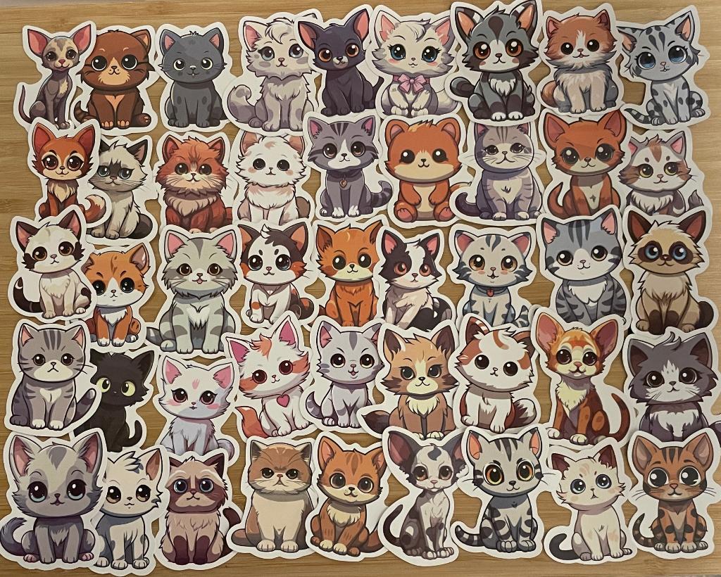 Katten stickers, Verzenden, Nieuw, Meerdere stickers