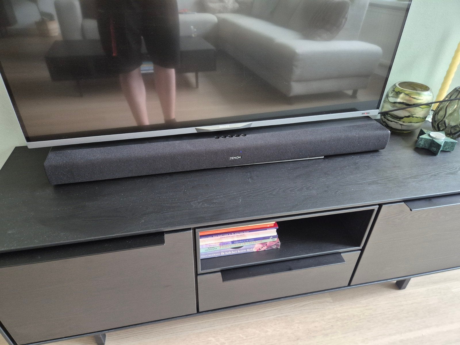 Denon DHT-S216 bluetooth Soundbar, Ophalen of Verzenden, Bluetooth, Zo goed als nieuw