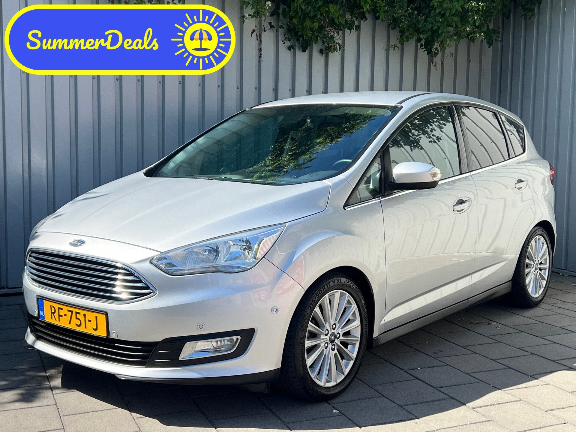 Ford C-Max 1.0 Titanium|Navigatie|Climate Control|, Voorwielaandrijving, Gebruikt, Origineel Nederlands, Handgeschakeld