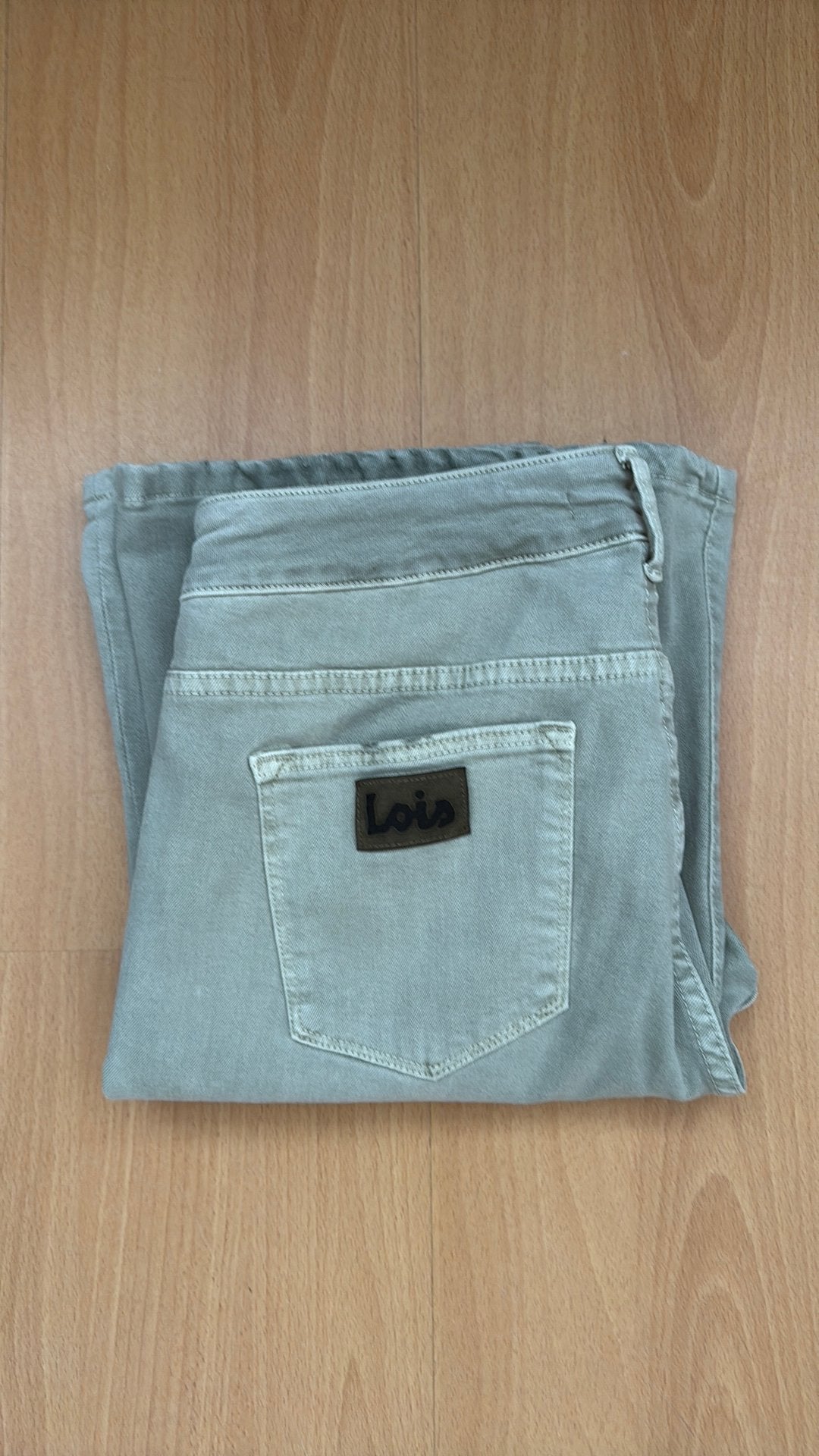 Lois jeans flare Olijfgroen maat 40 ( 30/34 ), Maat 38/40 (M), Ophalen of Verzenden, Zo goed als nieuw, Lang
