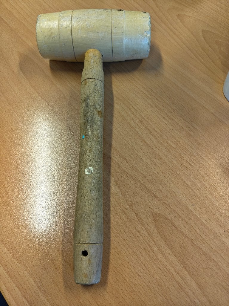 Houten hamer Nooitgedagt, Ophalen of Verzenden, Gebruikt, Hamer, Overige merken