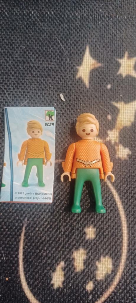 Playmobil poppetje VC29 - Oranje/Groen, Verzamelen, Verrassingseieren, Ophalen of Verzenden, Nieuw