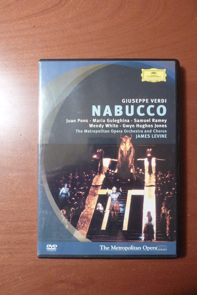 Verdi Nabucco James Levine, Alle leeftijden, Ophalen of Verzenden, Zo goed als nieuw, Concert