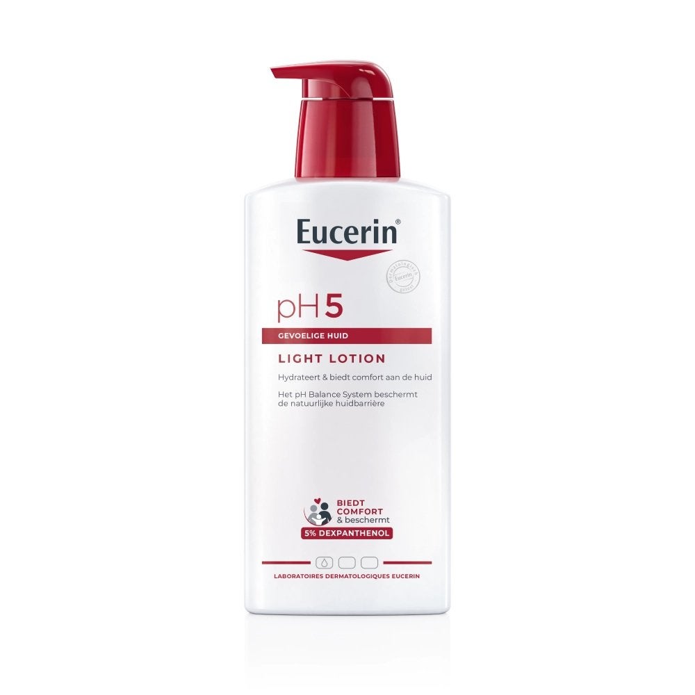 Eucerin pH5 Light Lotion 400ml, Verzenden, Nieuw, Bodylotion, Crème of Olie
