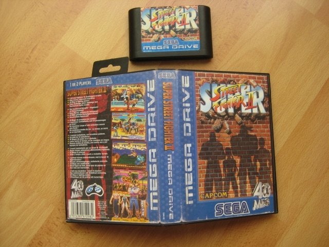 Super Street Fighter 2 Sega Mega Drive Megadrive, Spelcomputers en Games, Gebruikt, Vechten, 2 spelers, Ophalen of Verzenden