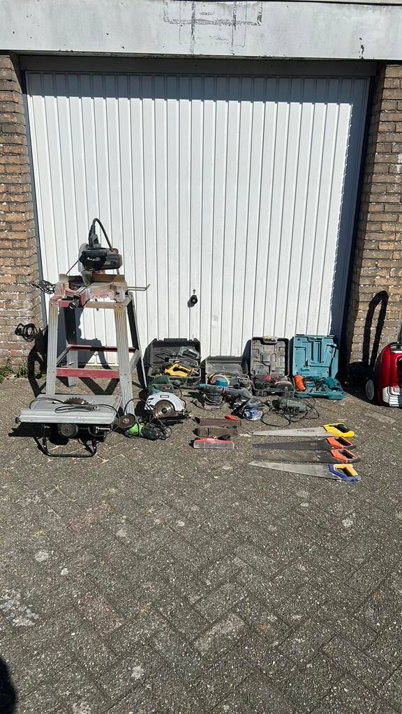 Partij schuur gereedschap, Ophalen, Gebruikt