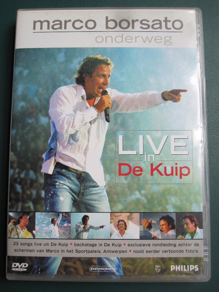 Marco Borsato Onderweg - Live in De Kuip, Cd's en Dvd's, Alle leeftijden, Zo goed als nieuw, Concert, Ophalen of Verzenden