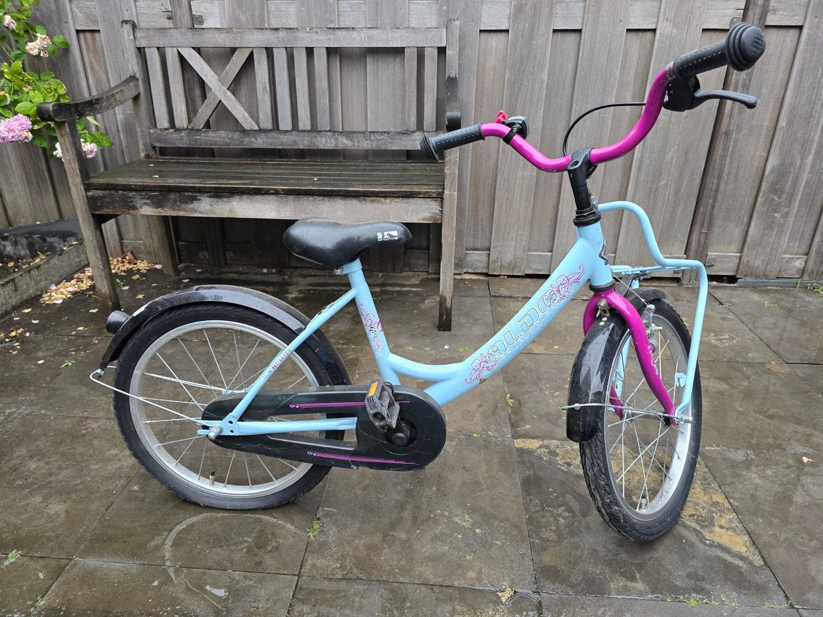ALDO meiesjesfiets 18 inch zoekt nieuwe avonturier!, Fietsen en Brommers, Fietsen | Kinderfietsjes, Ophalen, Gebruikt, 16 tot 20 inch