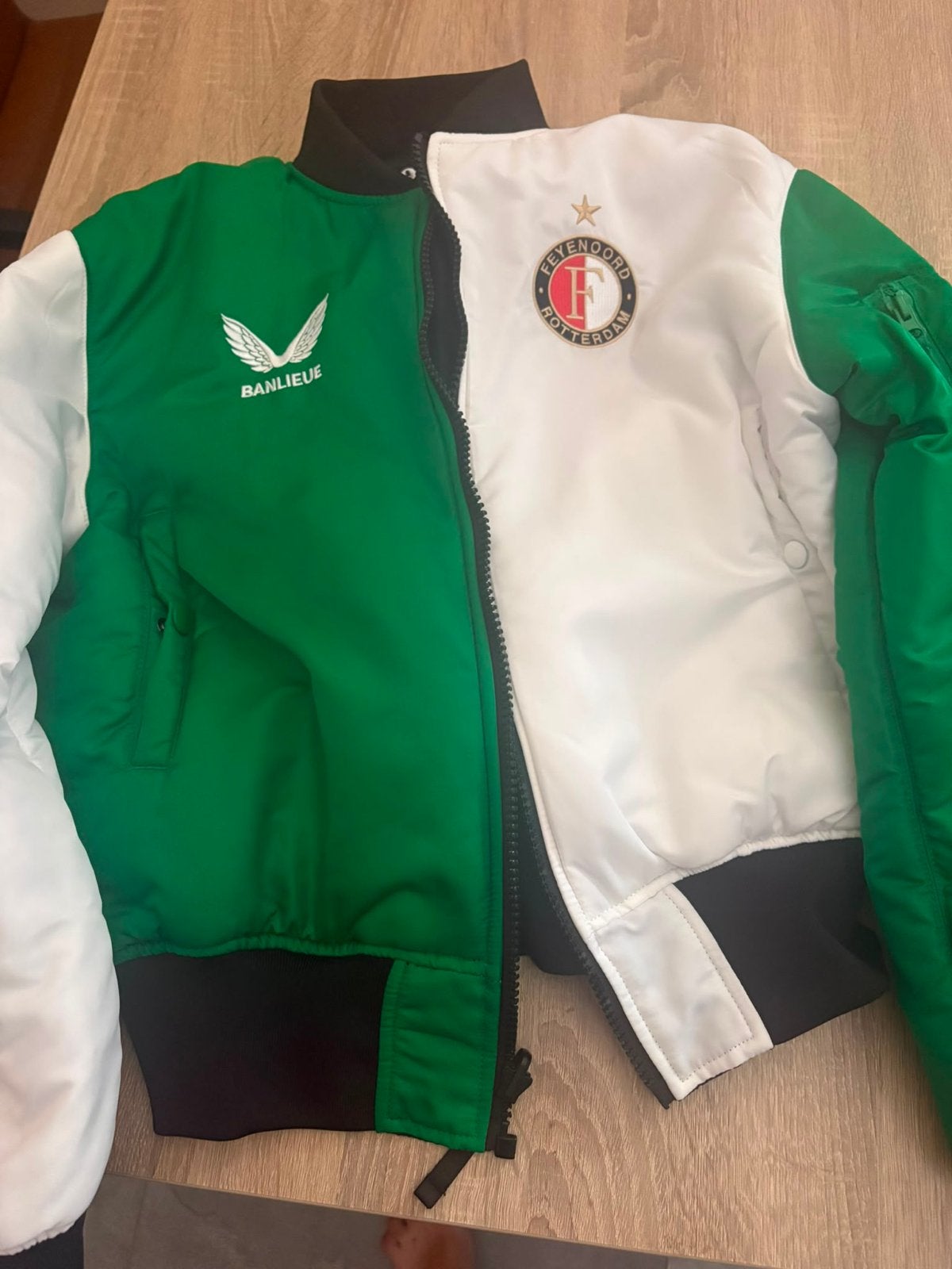 Banlieue x Feyenoord Bomberjack - Maat M, Ophalen of Verzenden, Zo goed als nieuw, Maat 48/50 (M), Meerkleurig