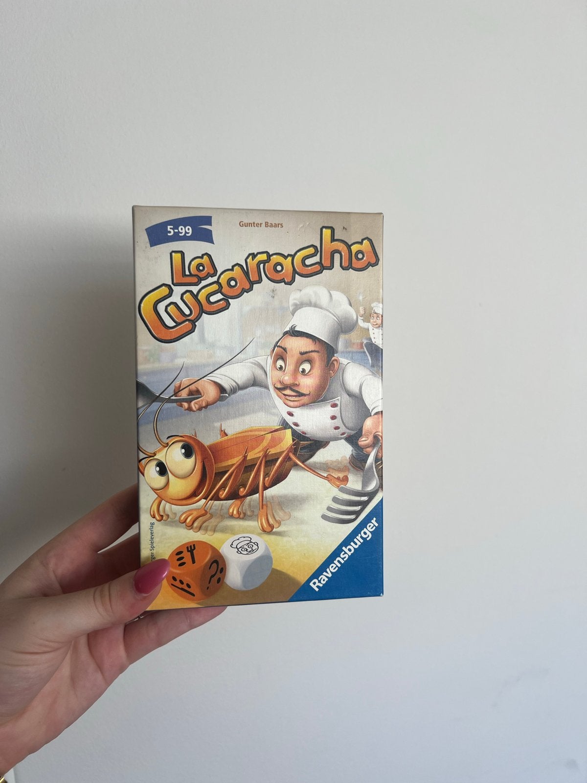La Cucaracha Bordspel Ravensburger, Drie of vier spelers, Ophalen of Verzenden, Gebruikt