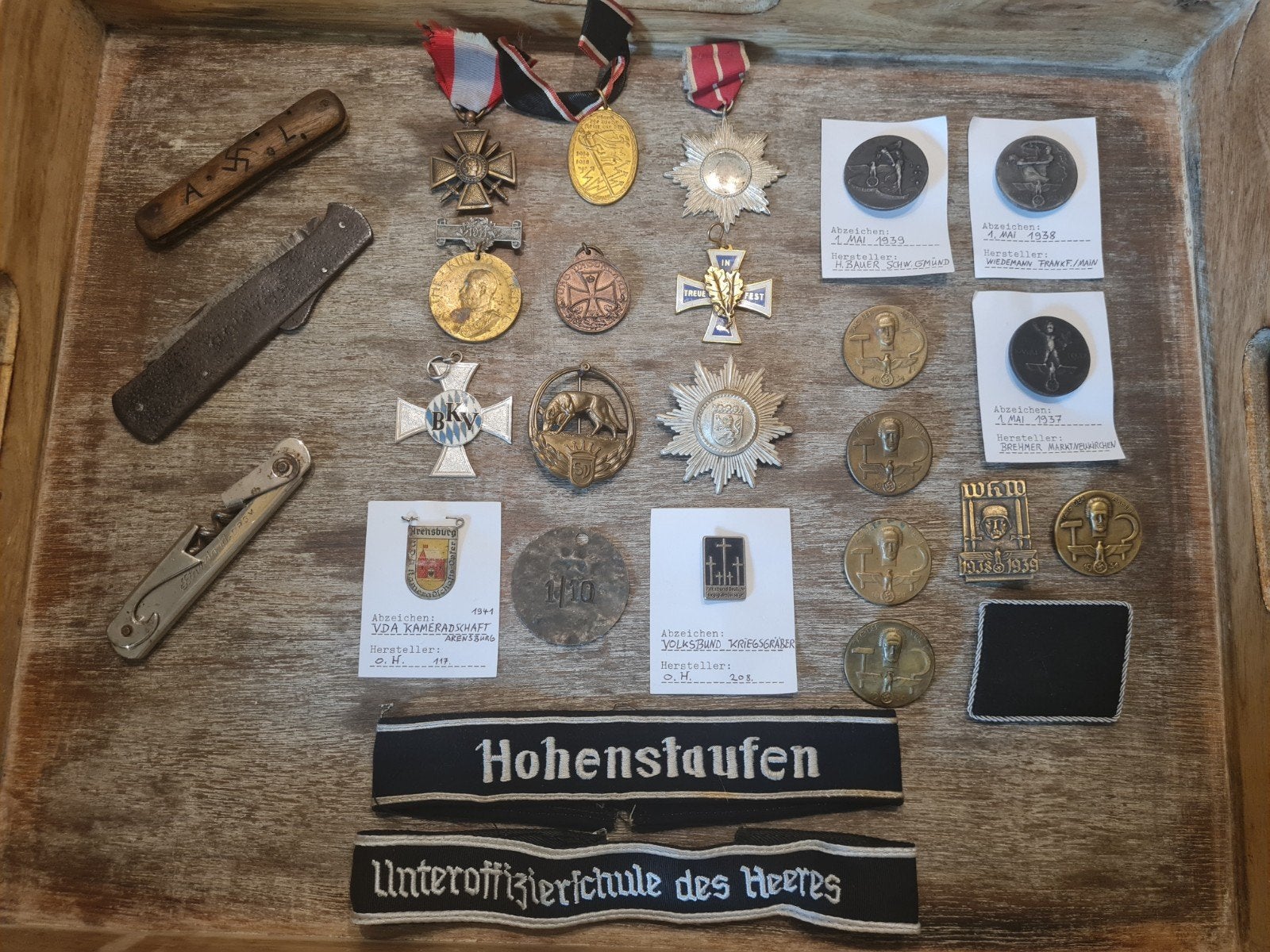 Verzameling militaria Eerste en Tweede Wereldoorlog, Ophalen of Verzenden, Overige soorten, Nederland