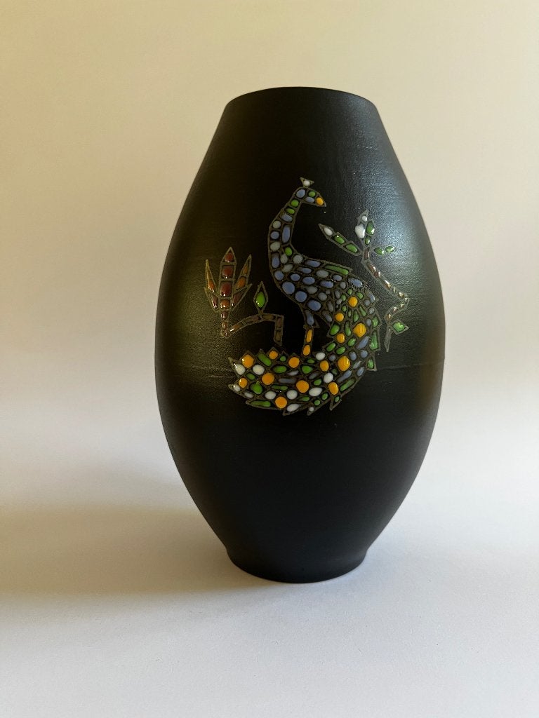 Vaas 19cm hoog Goedewaagen Capri 1503 met zeepaardje decor, Ophalen of Verzenden