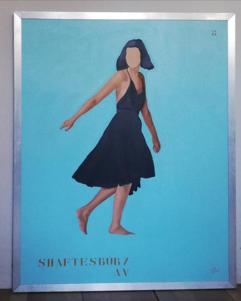 Schaftesbury AV - schilder Rob Kauffeld, Ophalen