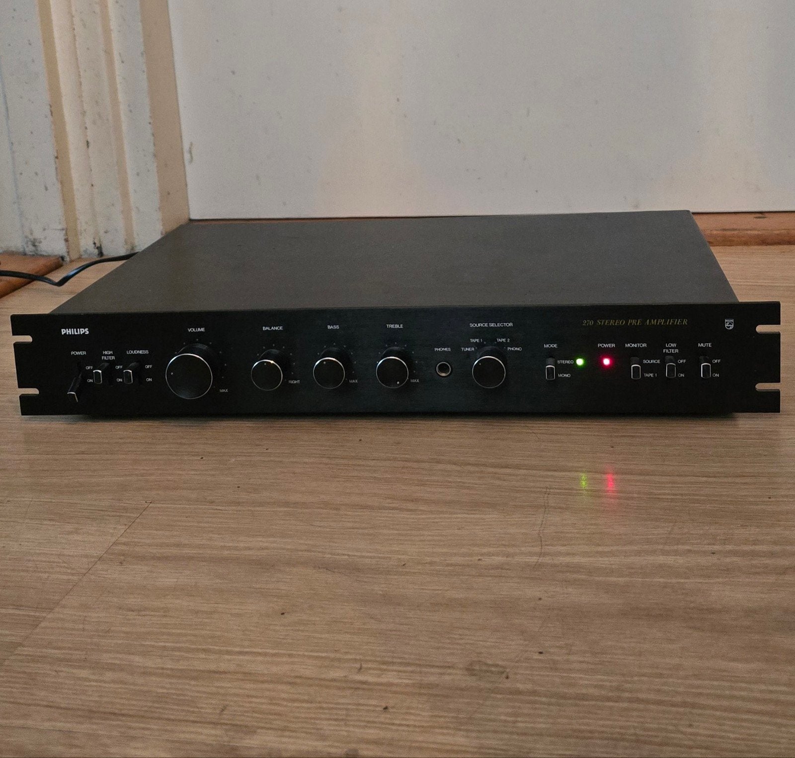 Philips 270 Stereo Voorversterker - Vintage Audio, Ophalen of Verzenden