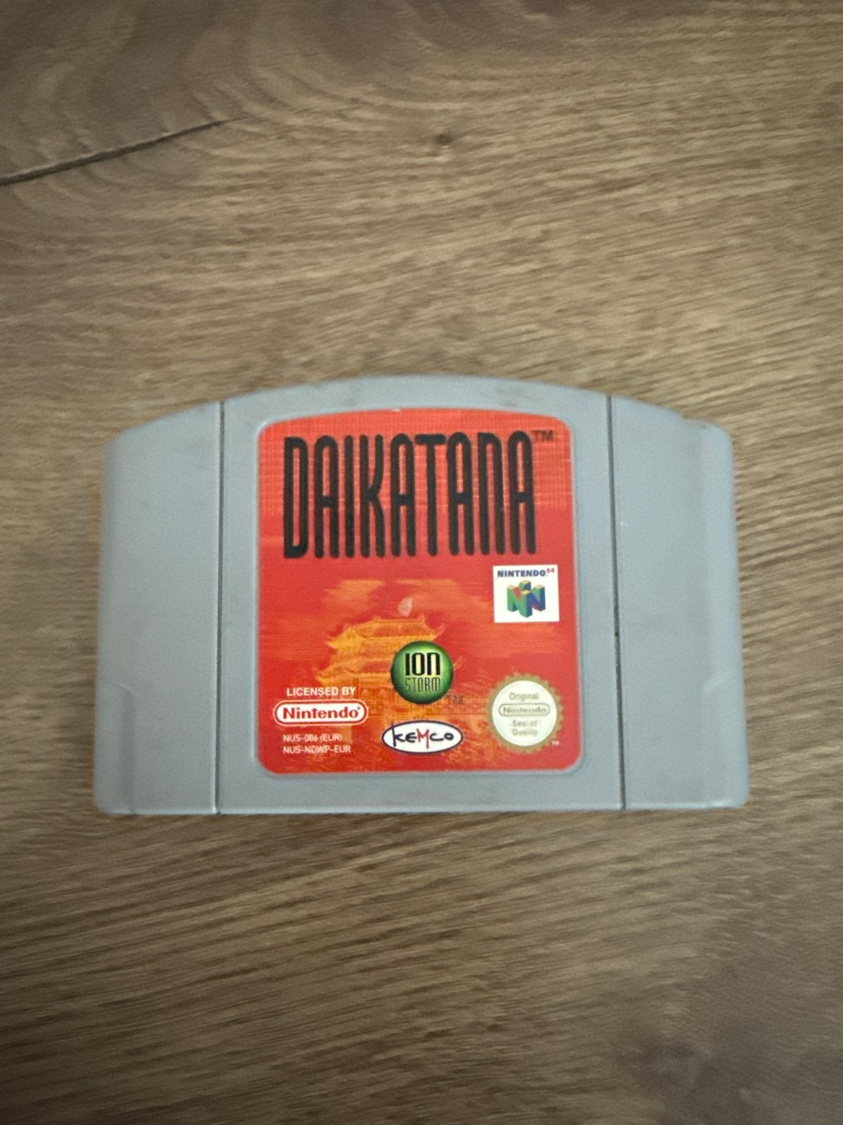 Daikatana Nintendo 64 N64, Spelcomputers en Games, Games | Nintendo 64, Gebruikt, Shooter, 1 speler, Ophalen of Verzenden