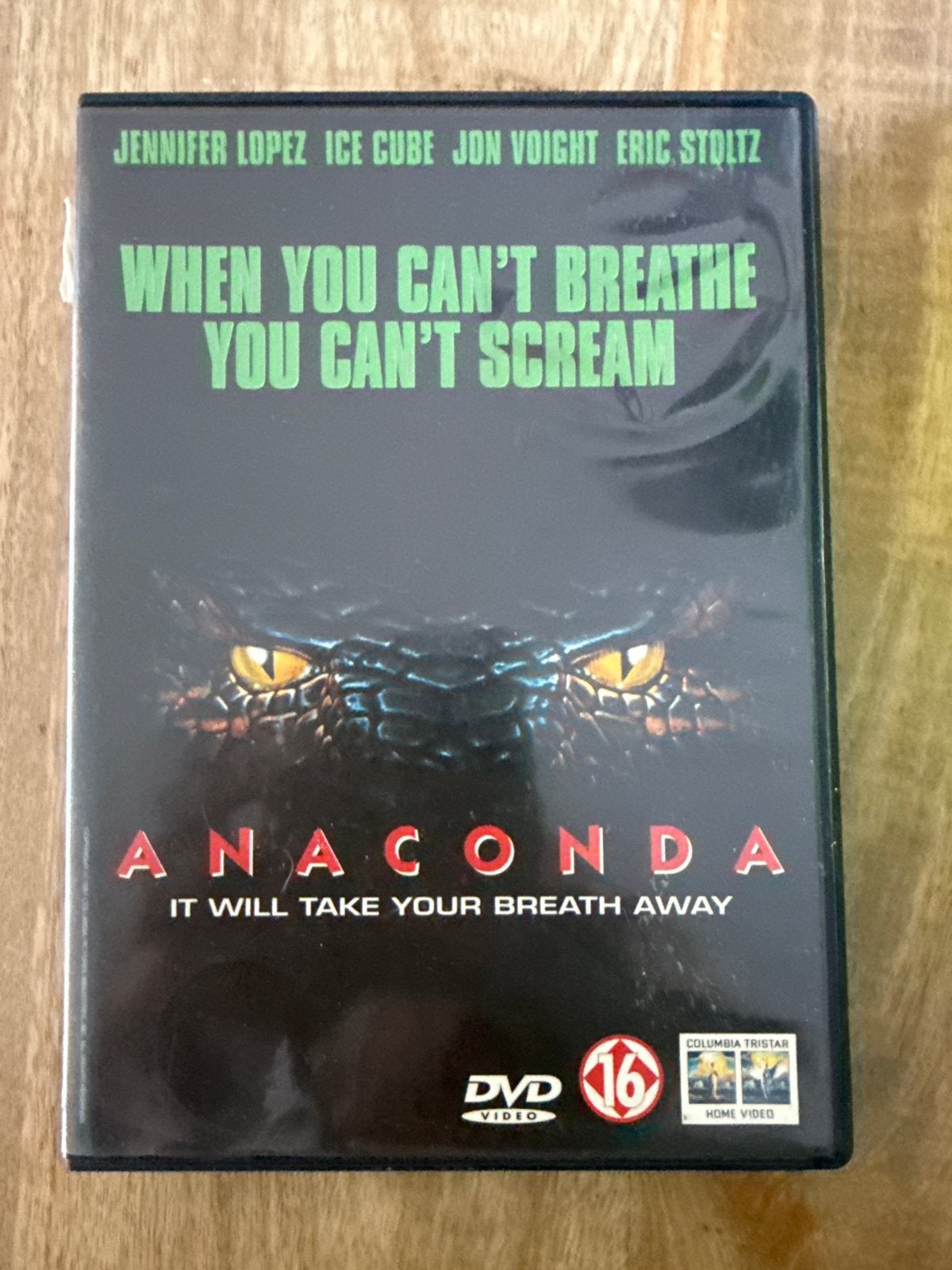 Anaconda DVD - Actiethriller met Jennifer Lopez, Vanaf 16 jaar, Nederlands, Actiethriller, Ophalen of Verzenden