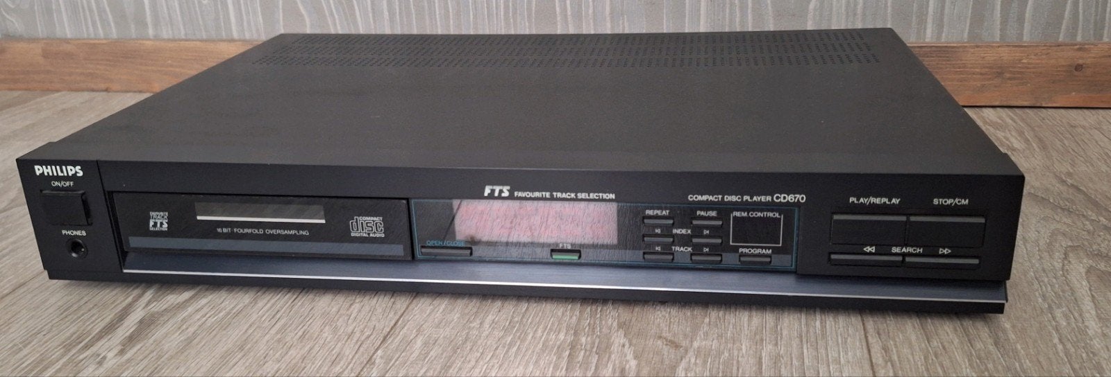 Philips CD670 cd speler. cdm, tda. België 1987 FTS IR CD-670, Audio, Tv en Foto, Cd-spelers, Ophalen of Verzenden, Philips