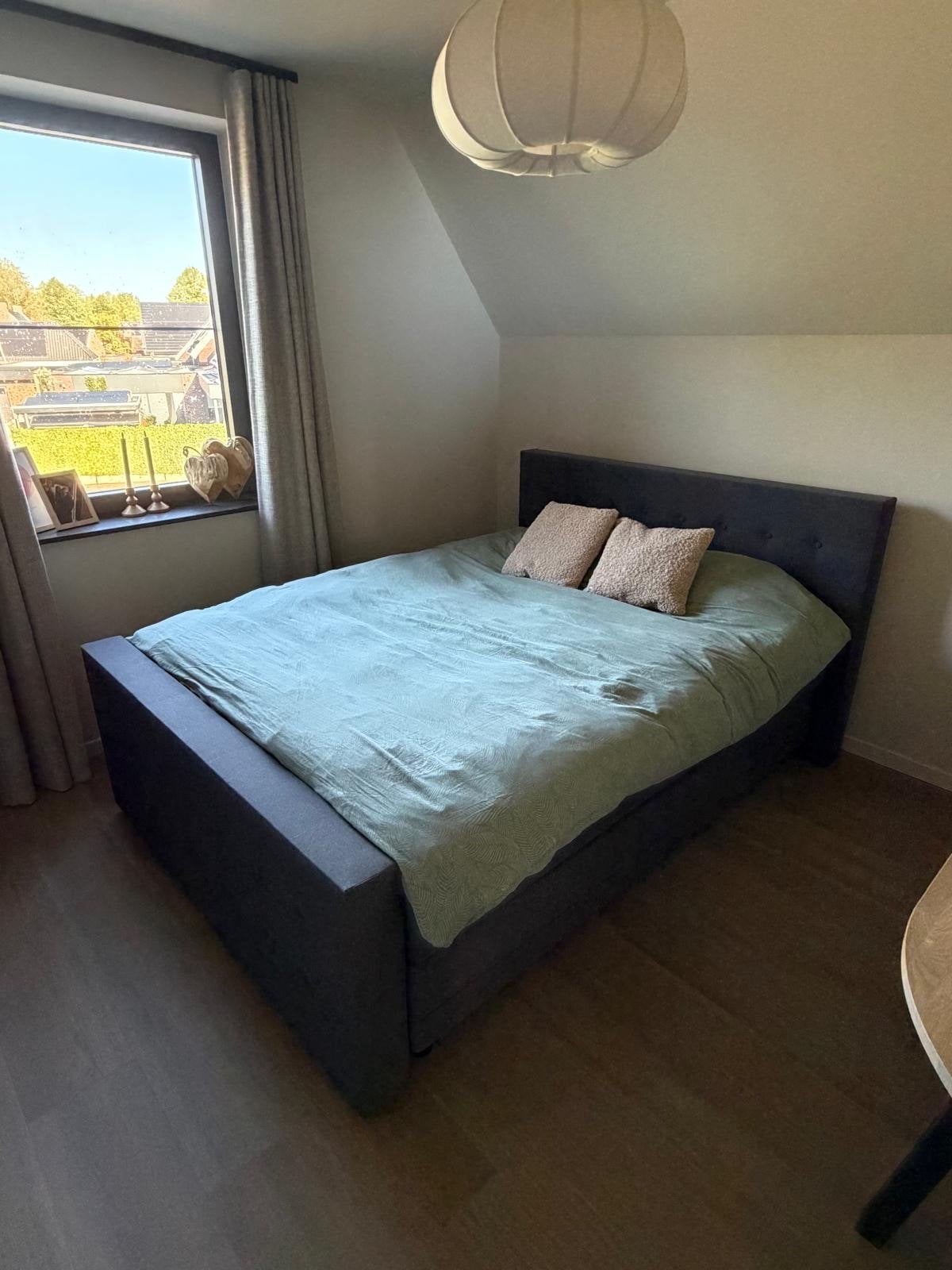 Swiss Sense Boxspring 160x210 cm met nachtkastjes, Ophalen, 210 cm, Tweepersoons, 160 cm