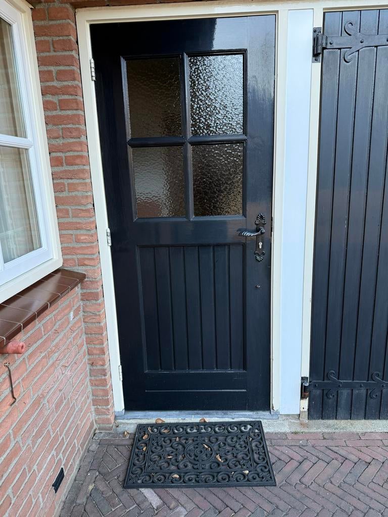 Hardhouten  buitendeuren, Ophalen, Gebruikt, 80 tot 100 cm, Buitendeur