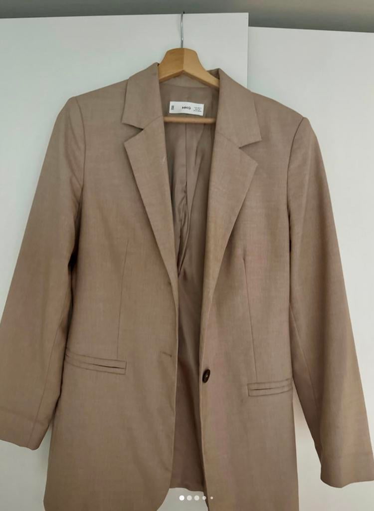 Mango blazer maat S, Beige, Ophalen of Verzenden, Zo goed als nieuw, Jasje
