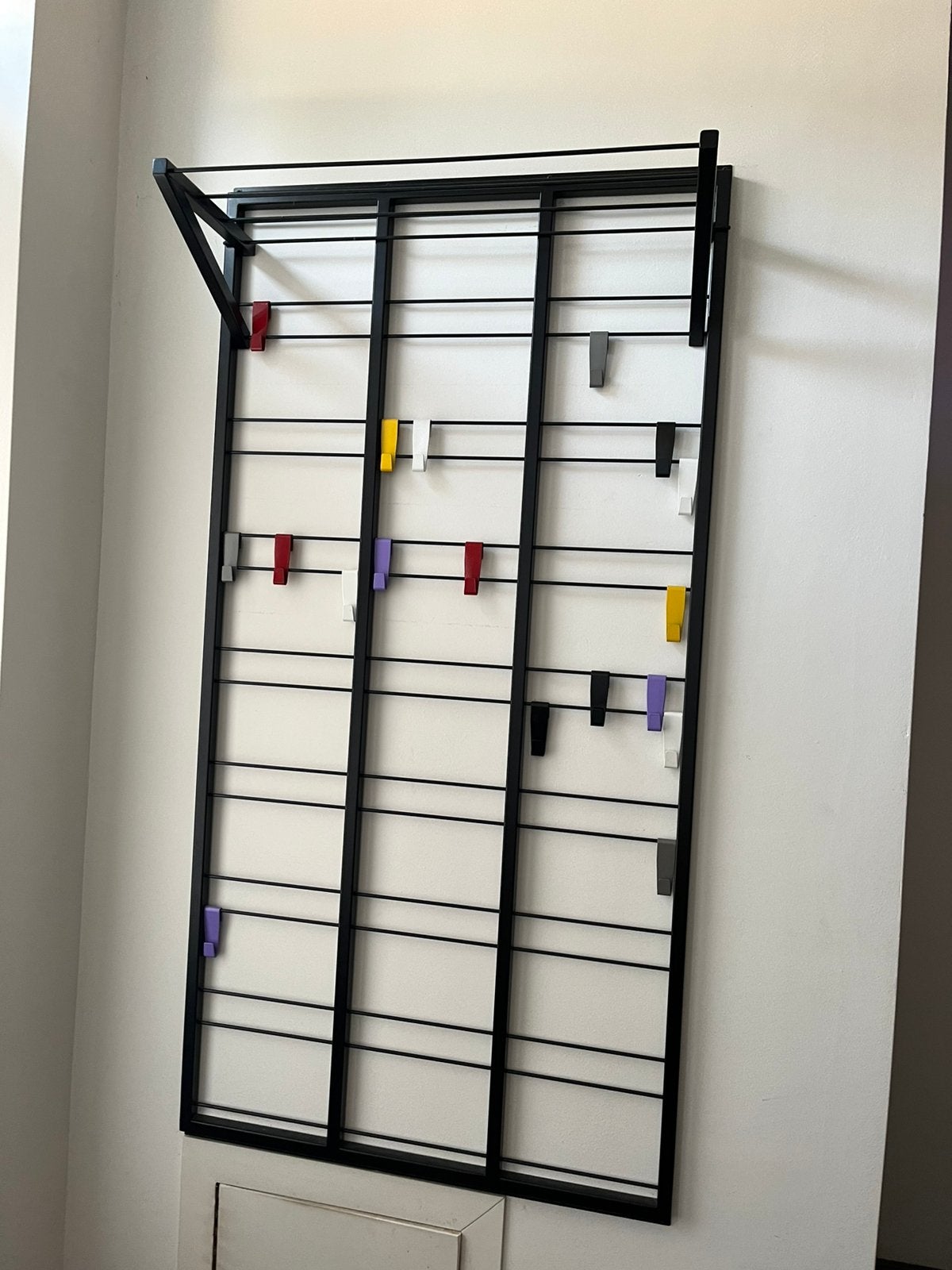 Vintage Pilastro toonladder kapstok, Wandkapstok, 100 tot 150 cm, Ophalen of Verzenden, Zo goed als nieuw
