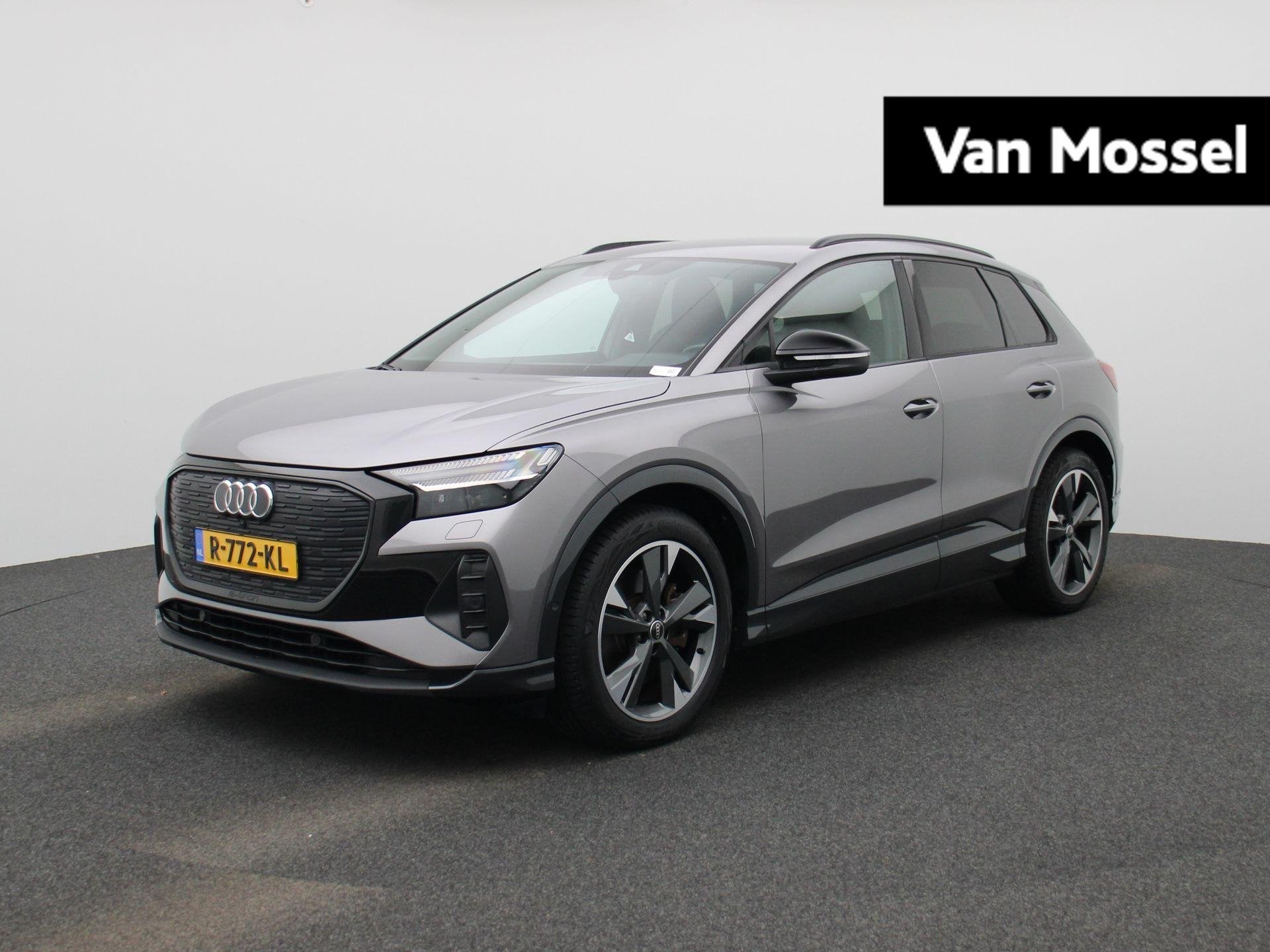 Audi Q4 e-tron 40 Launch edition Advanced Plus 77 kWh 204 PK, Auto's, 12 maanden, Gebruikt, Zwart, Adaptive Cruise Control