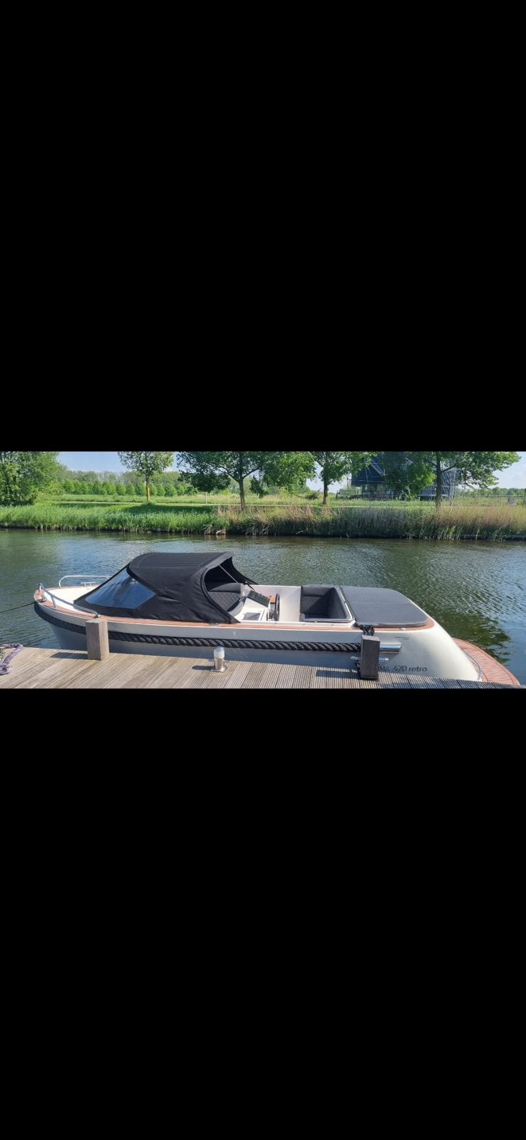 Maxima 620 Retro – Luxe uitgevoerd – 20 PK – Vaarklaar, Watersport en Boten, Afdekzeil, Ophalen of Verzenden, Zo goed als nieuw