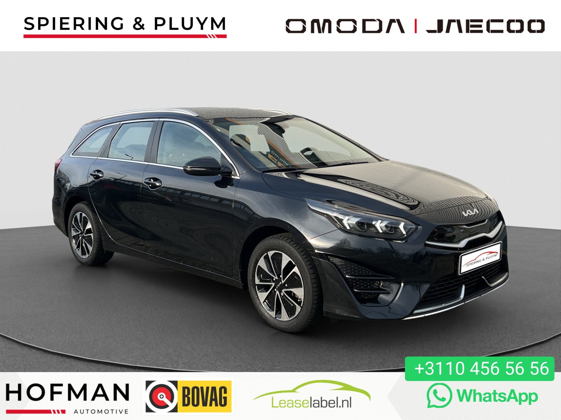 Kia Ceed Sportswagon 1.6 GDI PHEV DynamicPlusLine | Dodehoek, Auto's, Kia, Stof, Gebruikt, Automatische klimaatregeling, Zwart