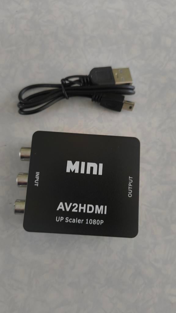 Mini AV2HDMI Up Scaler 1080P Converter voor PS1/PS2, Ophalen of Verzenden, Nieuw