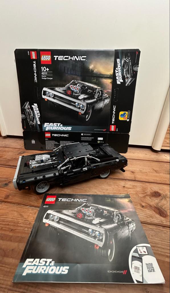 LEGO Technic Dom's Dodge Charger 42111 Fast & Furious, Ophalen of Verzenden, Gebruikt, Overige typen