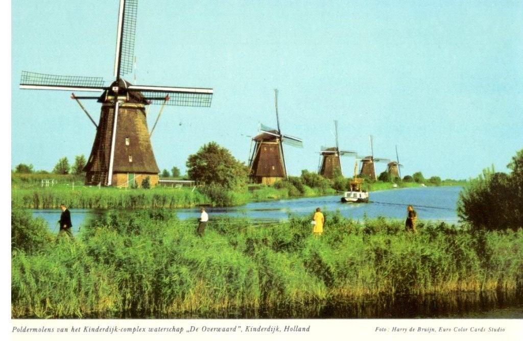Kinderdijk molens, Verzenden, 1980 tot heden, Ongelopen, Zuid-Holland