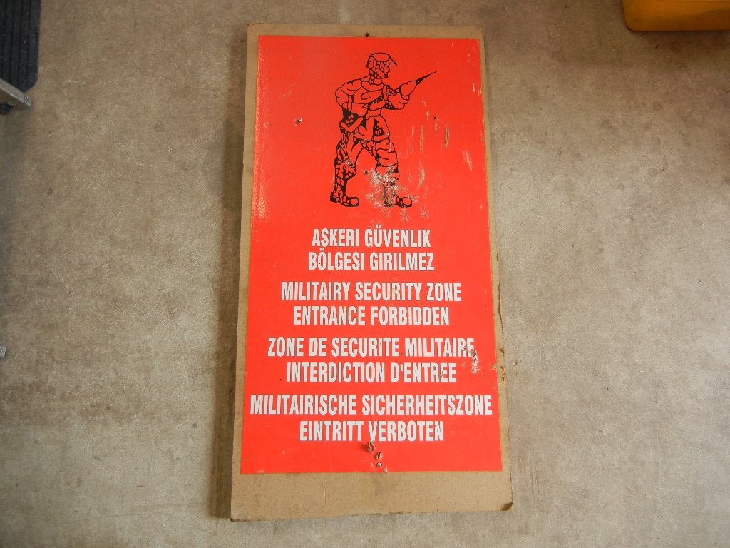 Militair bord, Verzenden, Landmacht, Overige gebieden, Foto of Poster