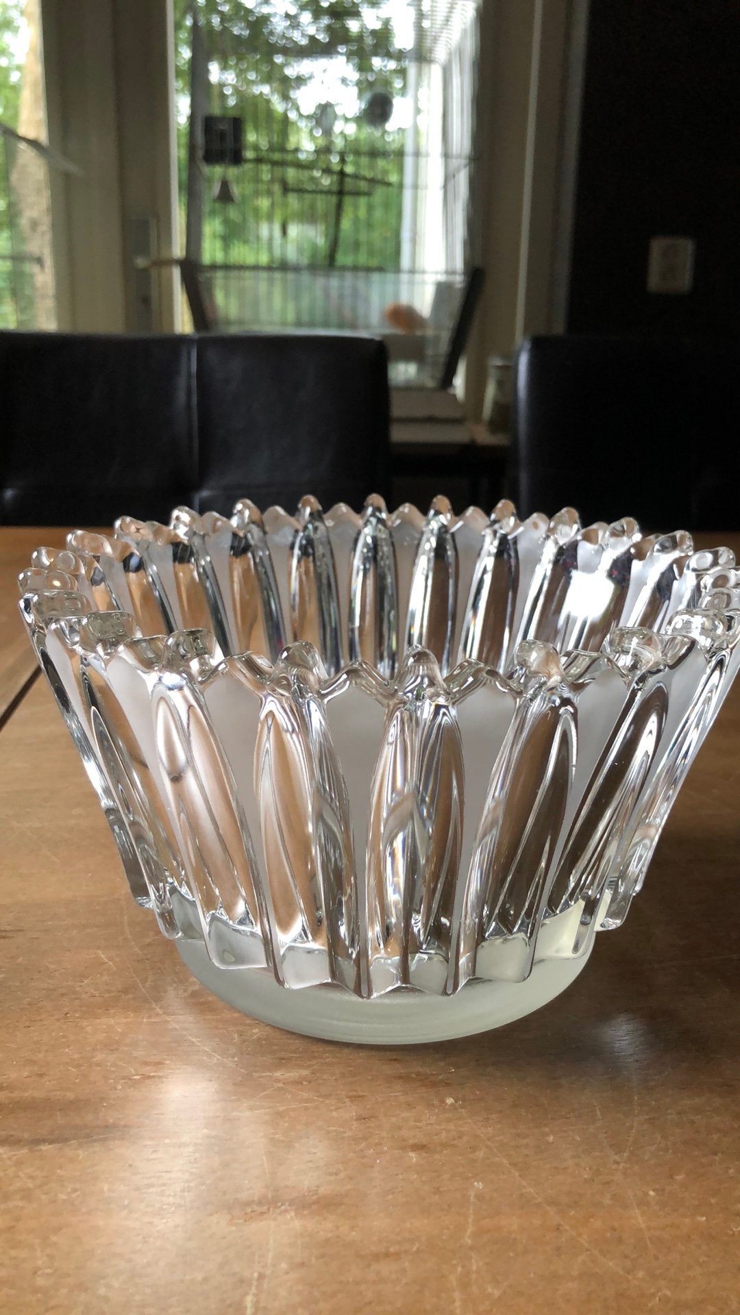 Vintage glazen schaal (zweeds), Ophalen of Verzenden