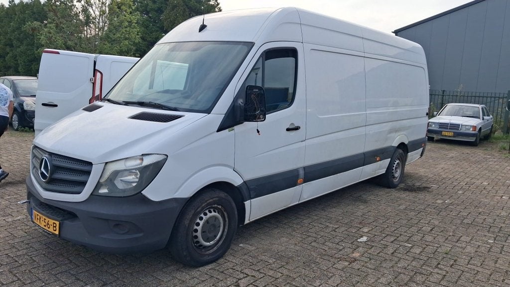 Mercedes-Benz Sprinter 314 CDI MAXI L3H2 AIRCO 2016 EURO 6, Stof, Gebruikt, Electronic Stability Program (ESP), Wit
