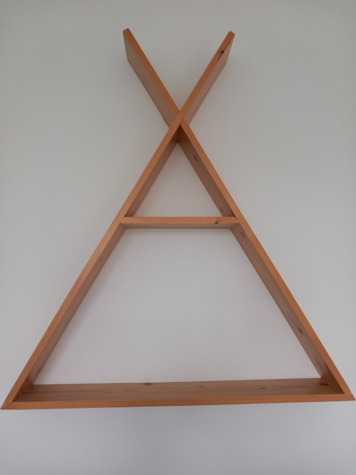 Houten Tipi Wandplank, Ophalen of Verzenden, Zo goed als nieuw