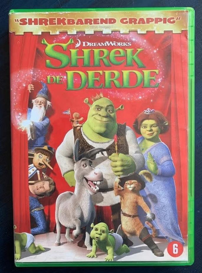 DVD Shrek de Derde; Dreamworks, Tekenfilm, Amerikaans, Ophalen of Verzenden, Zo goed als nieuw