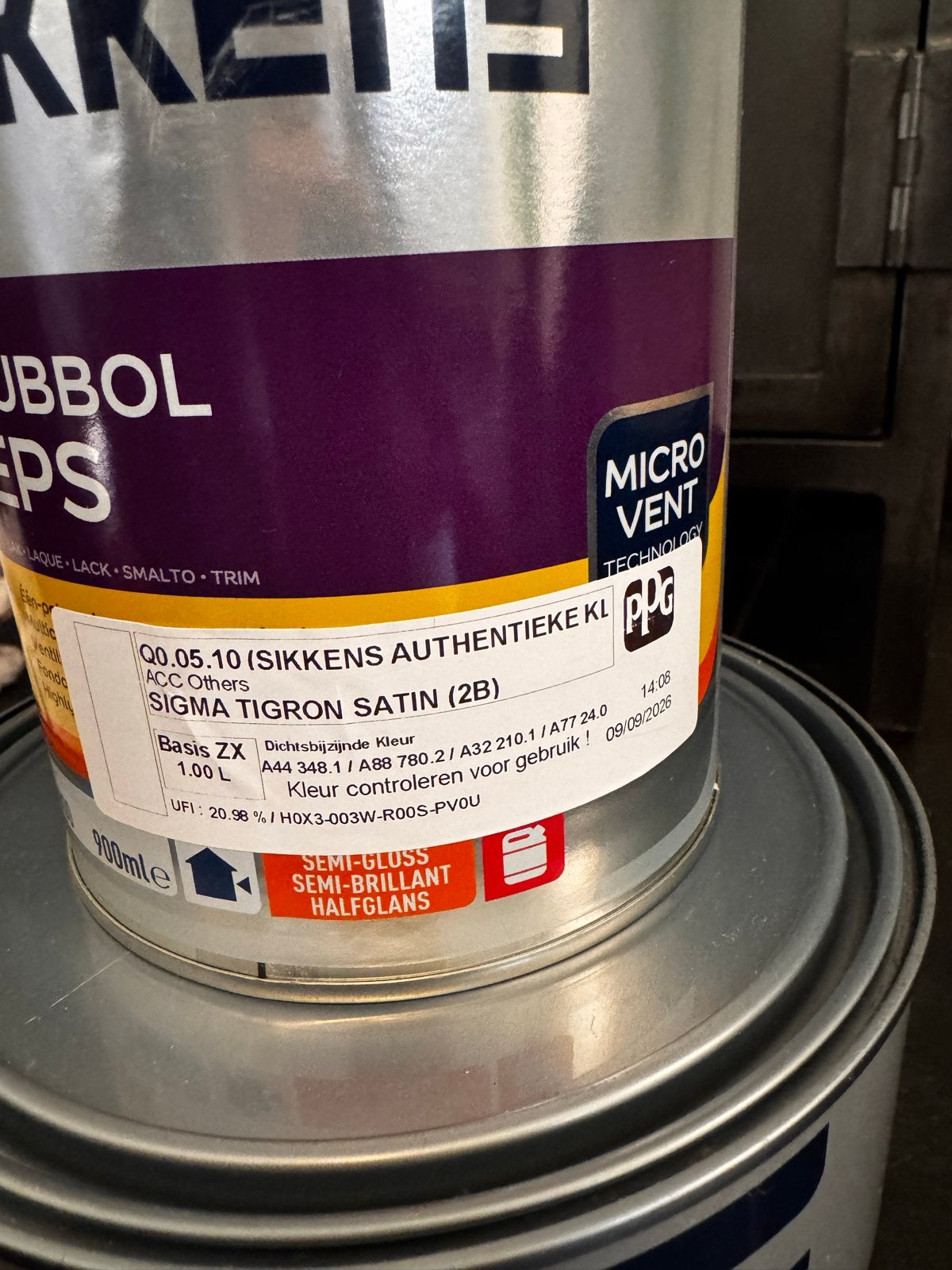 Ongeopend! Sikkens Rubbol EPS Grachtengroen Verf, Nieuw, Ophalen of Verzenden, Verf, Minder dan 5 liter