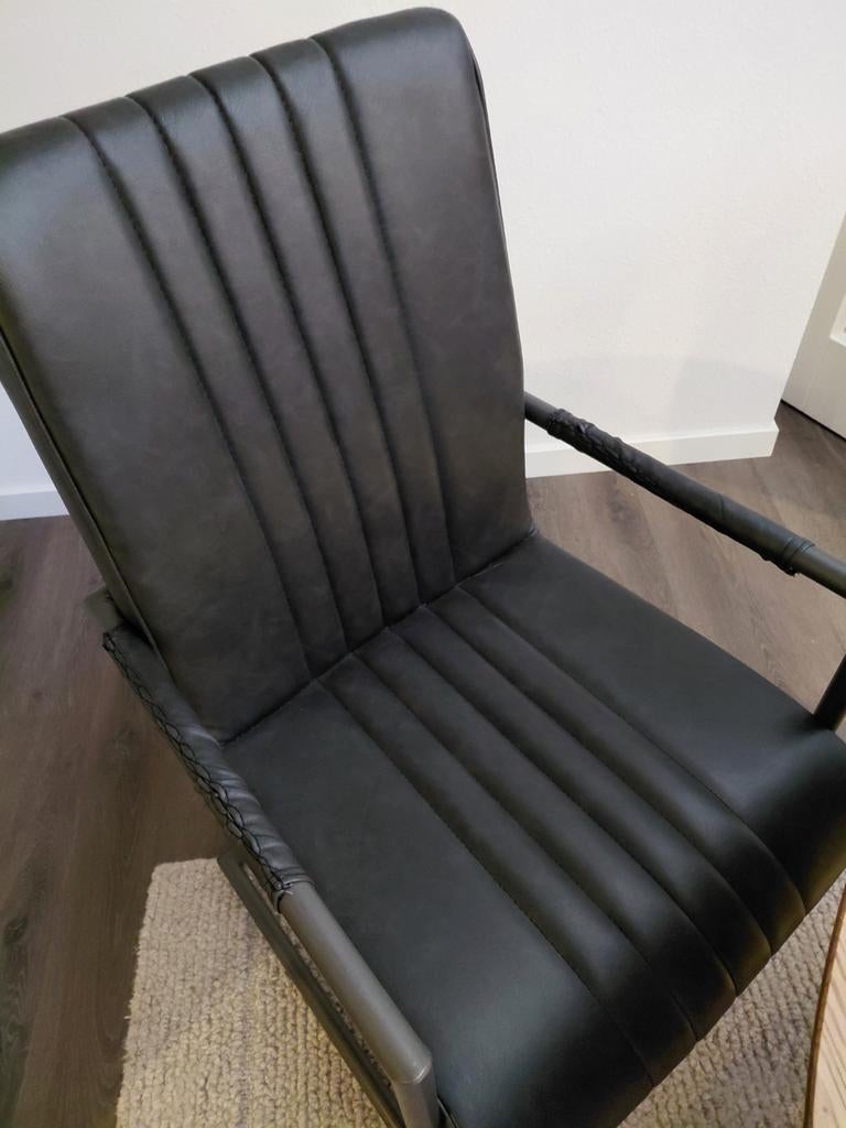 Eetkamer stoelen 4 stuks, Huis en Inrichting, Stoelen, Ophalen, Zo goed als nieuw, Vier, Grijs