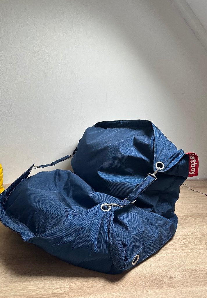 Fatboy buggle-up dark blue, Ophalen, Zo goed als nieuw, Blauw, Zitzak