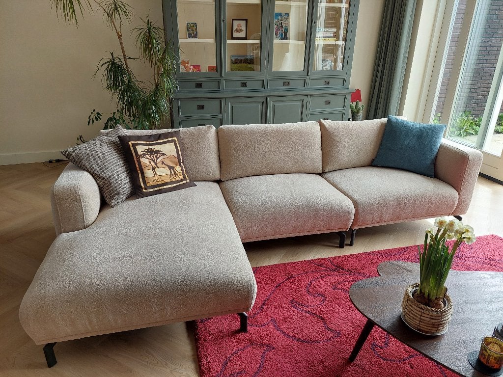 4x6 Sofa bank met chaise longue - zo goed als nieuw!, Ophalen, 250 tot 300 cm, Overige maten, Zo goed als nieuw