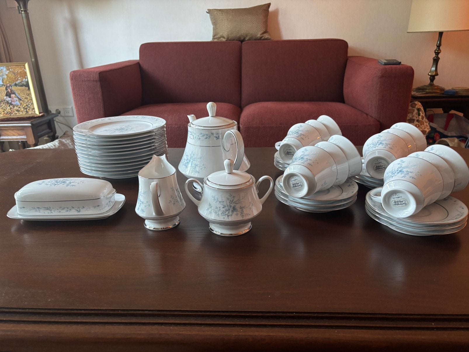 Noritake Carolyn - Japans vintage porseleinen ontbijtservies, Ophalen
