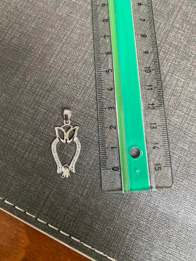 Hanger zilver uil, Ophalen of Verzenden, Zo goed als nieuw, Zilver
