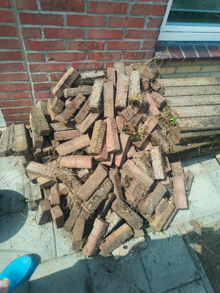 Stenen, Ophalen, Gebruikt, Klinkers, Minder dan 5 m²