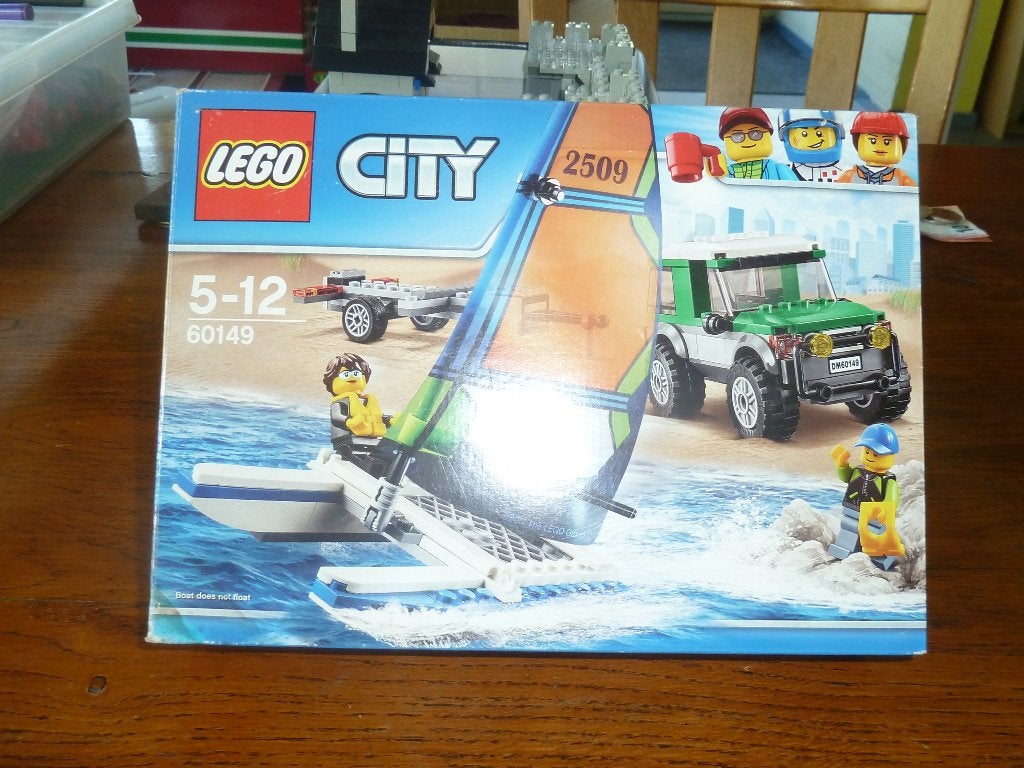 Lego 60149 City Jeep met catamaran met handleiding en OVP, City, Lego, Ophalen of Verzenden, Zo goed als nieuw