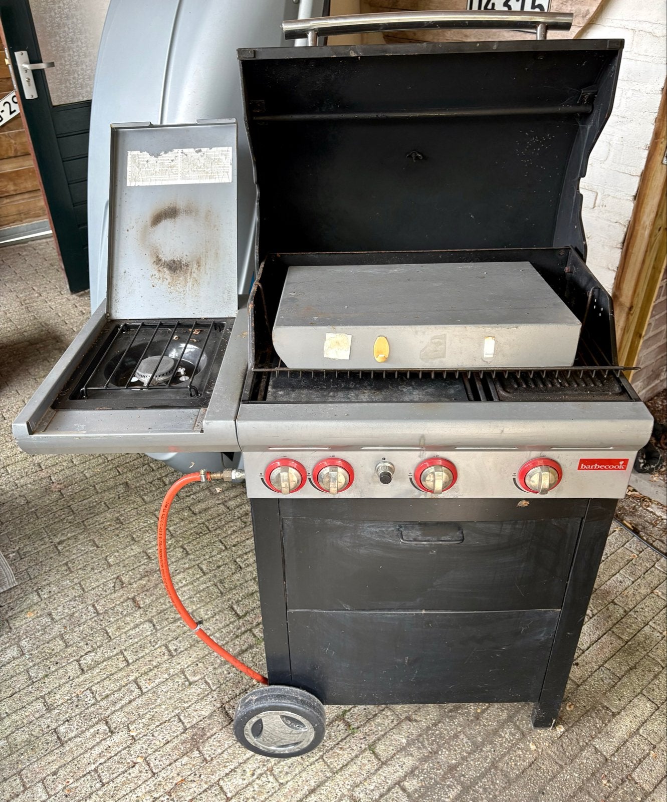 Barbecue zonder gasfles - Barbecook - weg is weg!, Tuin en Terras, Ophalen, Gebruikt