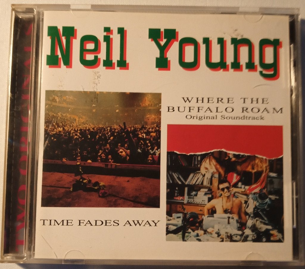 cd Neil Young - Time fades away / Where the buffalo roam., Rock, Zo goed als nieuw, Album, Import