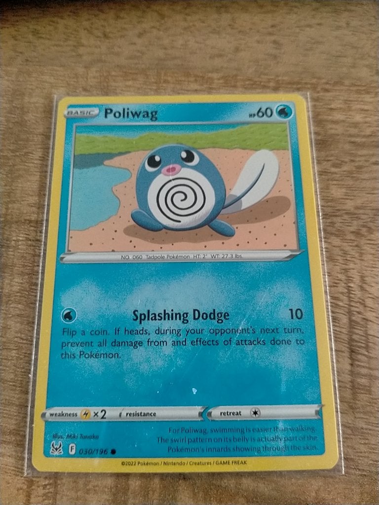 Pokemon Lost Origin , Poliwag 030/196, Verzenden, Zo goed als nieuw, Losse kaart